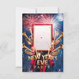 Nieuwjaarsfeest Feest Uitnodigingskaart Kaart