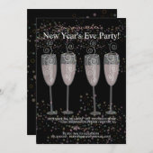 Nieuwjaarsfeest Kaart (Voorkant / Achterkant)