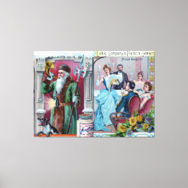 nieuwjaarsfeest: Liebig Adverteren Canvas Afdruk