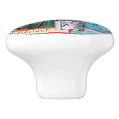  nieuwjaarsfeest: Liebig Adverteren Keramische Knop (Zijkant)