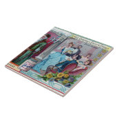  nieuwjaarsfeest: Liebig Adverteren Tegeltje (Zijkant)