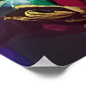 Nieuwjaarsfeest monster poster (Hoek)