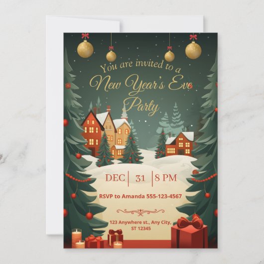 Nieuwjaarsfeest uitnodiging 2026 (Voorkant)