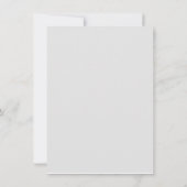 Nieuwjaarsfeest Uitnodigingsfolder Kaart (Achterkant)