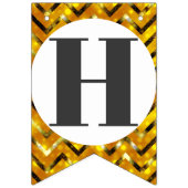 Nieuwjaarsfeest van de elegante goudkoorts vlaggetjes (Tweede vlag)