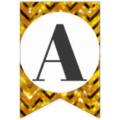 Nieuwjaarsfeest van de elegante goudkoorts vlaggetjes (Derde vlag)