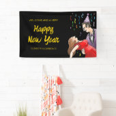 Nieuwjaarsfeest Welkom Spandoek (Insitu)