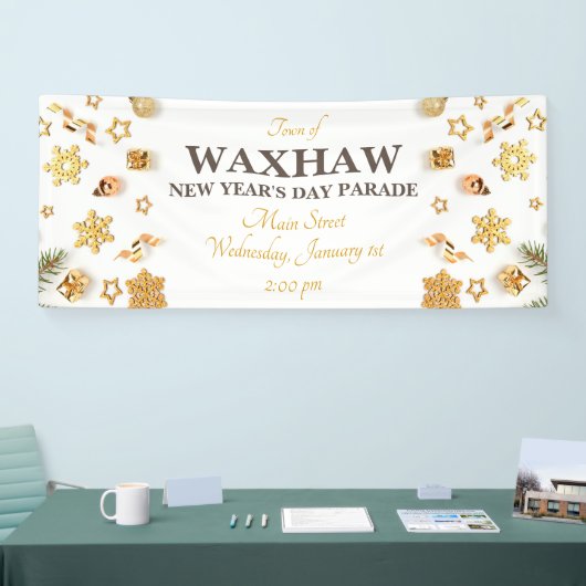 Nieuwjaarsfeestdag Spandoek (Beurs)