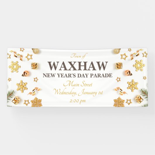 Nieuwjaarsfeestdag Spandoek (Horizontaal)