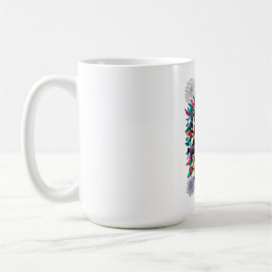 Nieuwjaarsfeesthoorn T-Shirt, Confettiburst Koffiemok