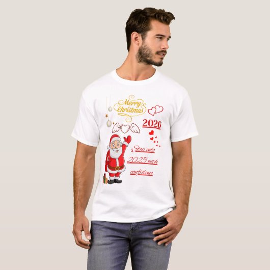 Nieuwjaarsfeestshirt T-shirt (Voorkant volledig)