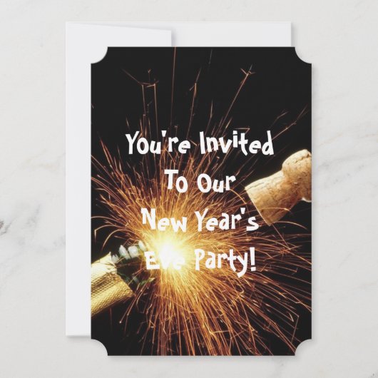 nieuwjaarsfles kaart (Voorkant)