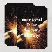 nieuwjaarsfles kaart (Voorkant / Achterkant)