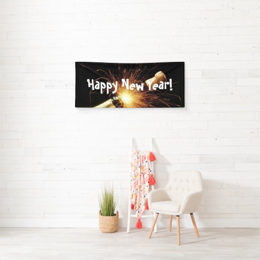 nieuwjaarsfles spandoek (Insitu)