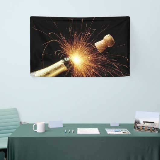 nieuwjaarsfles spandoek (Beurs)