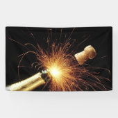 nieuwjaarsfles spandoek (Horizontaal)