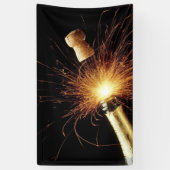 nieuwjaarsfles spandoek (Verticaal)