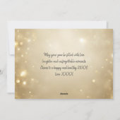 Nieuwjaarsfoto Elegant Modern 2024 Feestdagenkaart (Achterkant)