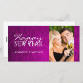 Nieuwjaarsfotokaarten Feestdagenkaart (Voorkant / Achterkant)