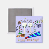 Nieuwjaarsgeluiddempers Magneet (Voorkant / Achterkant)