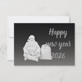 Nieuwjaarsgroet kalm bedankkaart