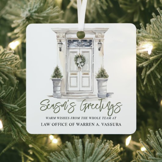 Nieuwjaarsgroet Metalen Ornament (Insitu)