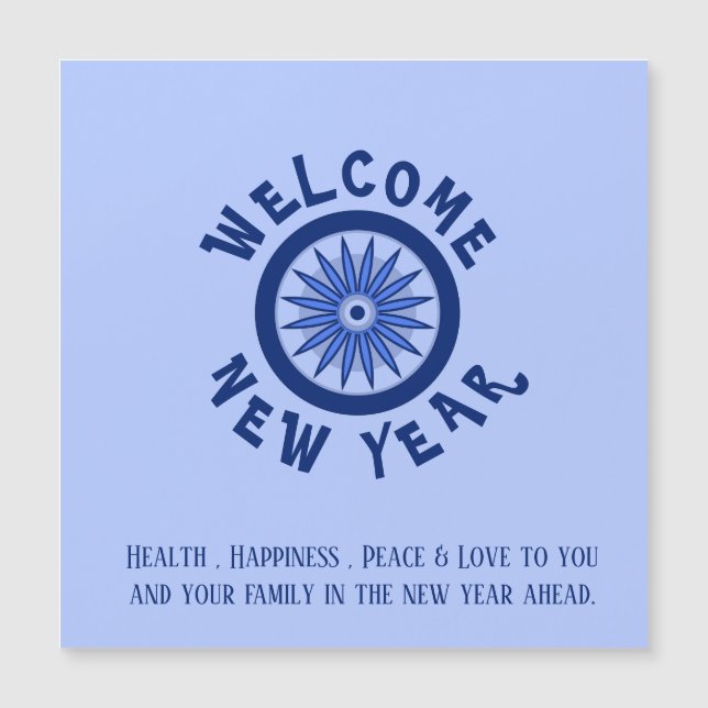 NIEUWJAARSGROET VOOR IEDEREEN (Voorkant)