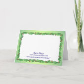 Nieuwjaarsgroeten van Sharon Feestdagen Kaart (Achterkant)