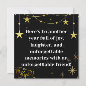 Nieuwjaarskaart (Achterkant)