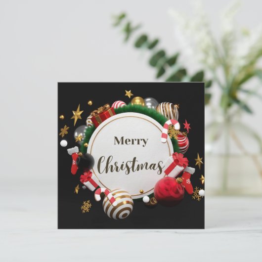 Nieuwjaarskaart (Staand voorkant)