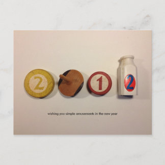 Nieuwjaarskaart 2012 feestdagenkaart