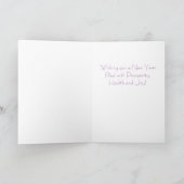 Nieuwjaarskaart Feestdagen Kaart (Binnen)