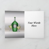 Nieuwjaarskaart Feestdagen Kaart (Binnen)