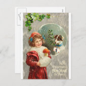 Nieuwjaarskaart Feestdagenkaart (Voorkant / Achterkant)