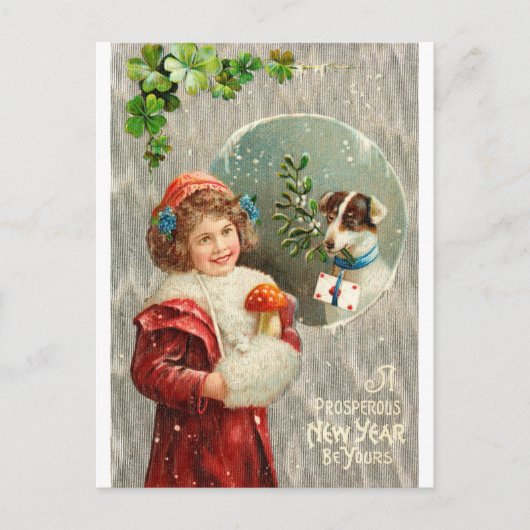 Nieuwjaarskaart Feestdagenkaart (Voorkant)