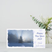 Nieuwjaarskaart Feestdagenkaart (Staand voorkant)