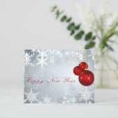 Nieuwjaarskaart Feestdagenkaart (Staand voorkant)