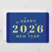 Nieuwjaarskaart Feestdagenkaart (Voorkant)