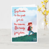 Nieuwjaarskaart Kaart (Gele Bloem)