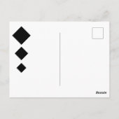 Nieuwjaarskaart Lavendelvelden voor de berg Briefkaart (Achterkant)