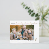 Nieuwjaarskaart met bewerkbare kleur feestdagenkaart (Staand voorkant)