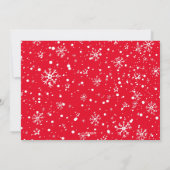 Nieuwjaarskaart met een glijdende intocht feestdagenkaart (Achterkant)