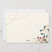 Nieuwjaarskaart met foto feestdagenkaart (Achterkant)