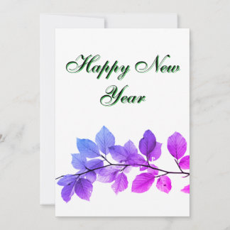 Nieuwjaarskaart met geweldig ontwerp feestdagenkaart