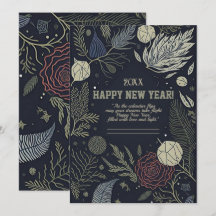 Nieuwjaarskaart vieren