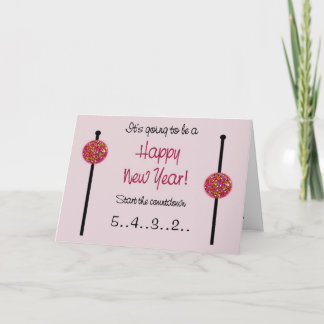 Nieuwjaarskaart / zwangerschapsaankondiging feestdagen kaart