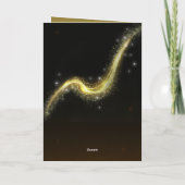 Nieuwjaarskaart – Zwart en Goud Design Kaart (Achterkant)