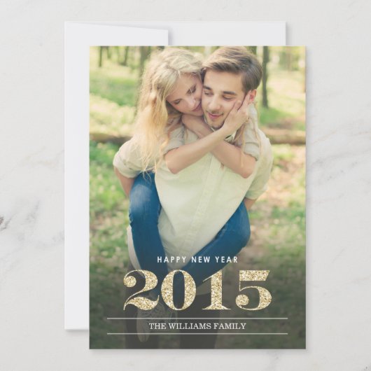 Nieuwjaarskaarten | 2015 feestdagenkaart (Voorkant)