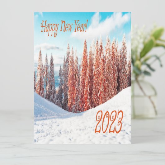 Nieuwjaarskaarten, 2023, (Staand voorkant)