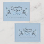 nieuwjaarskaarten 2025 notitiekaartje (Voorkant / Achterkant)